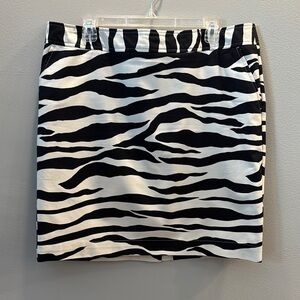 Zebra Print Women's Skirt